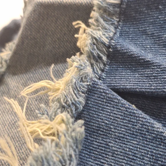 Denim Ruffle Kids Jacket - Picture 7 of 7